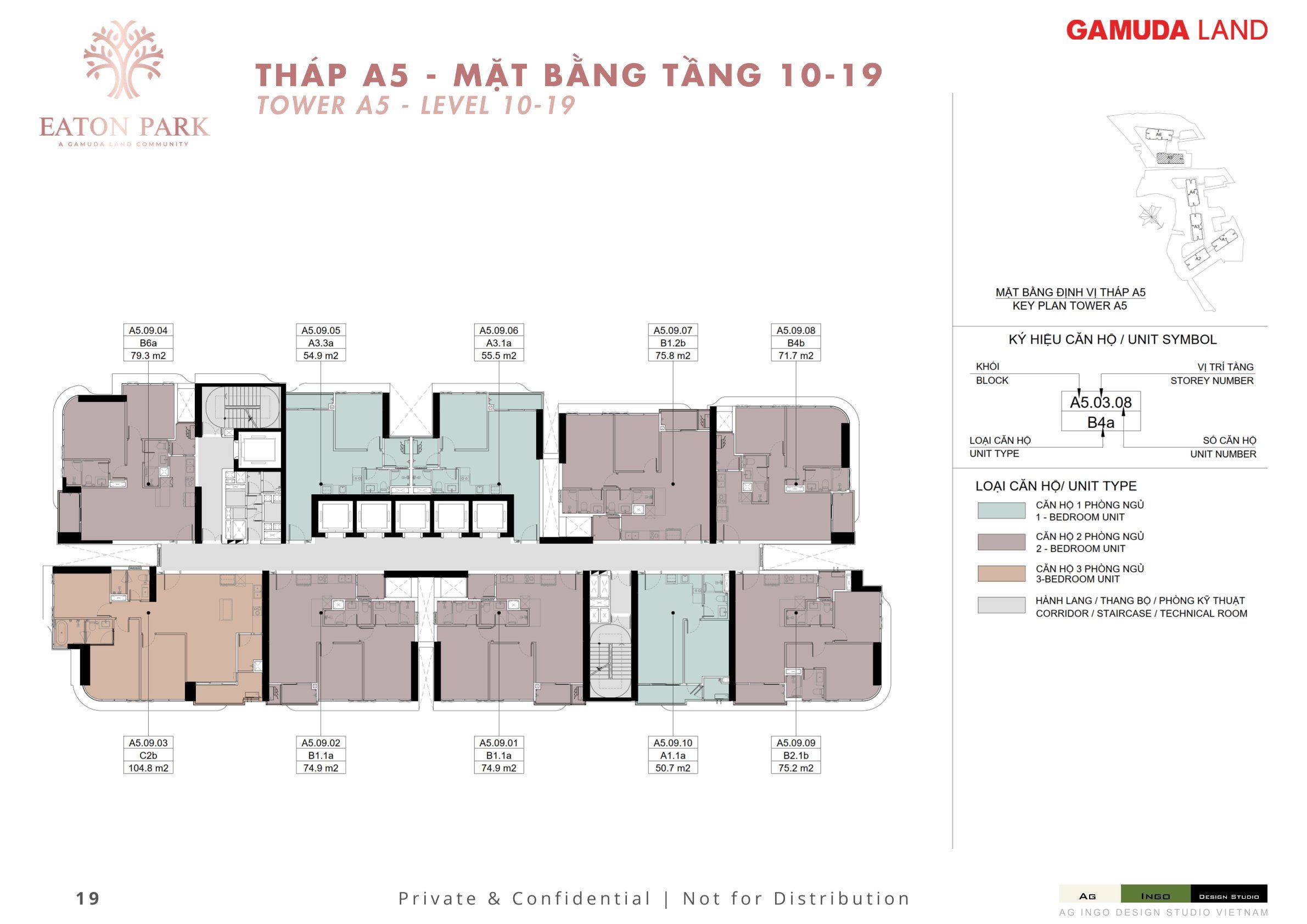 Mặt bằng Tháp A5